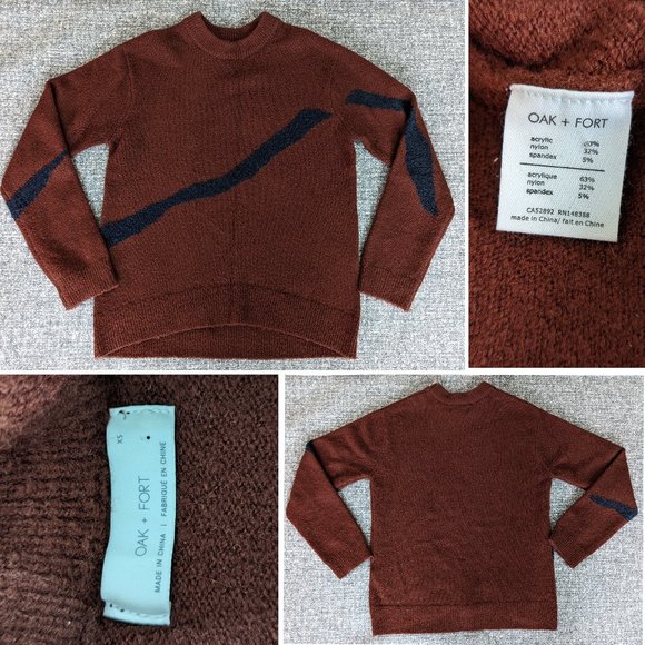 Oak + Fort Rust Sweater - Picture 3 of 3